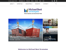 Tablet Screenshot of michaelbeststrategies.com